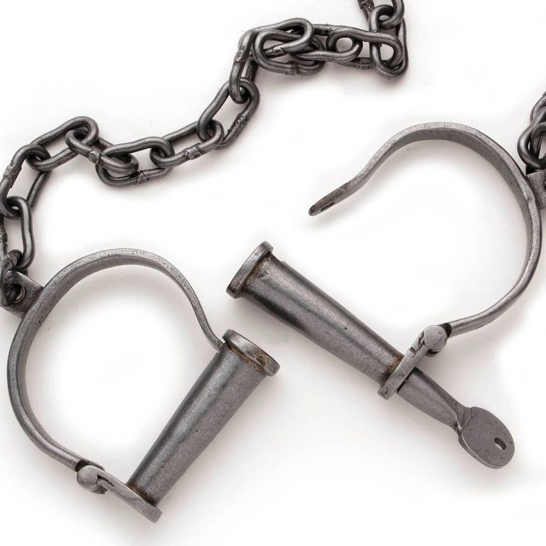 Medieval Leg Iron Restraints