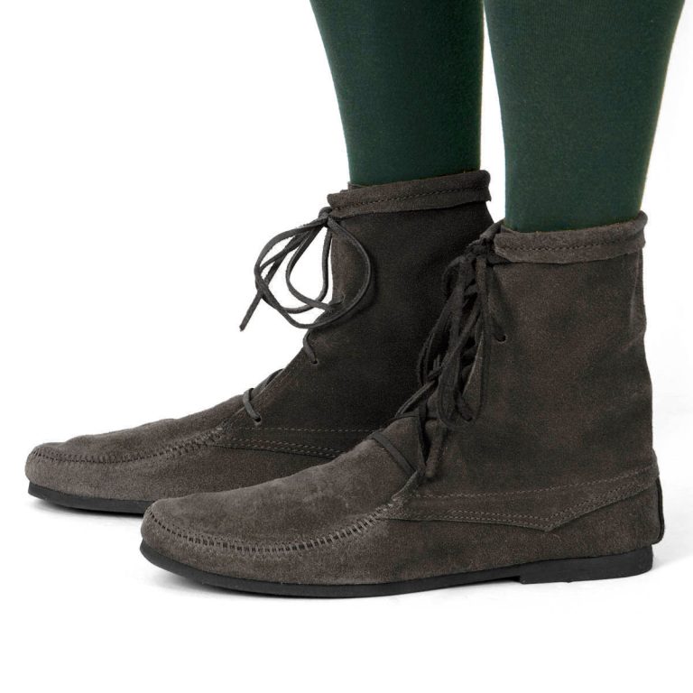 Low Suede Boots Plain Design
