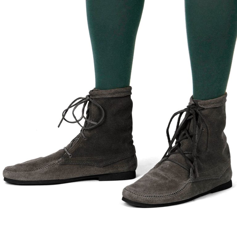 Low Suede Boots Plain Design