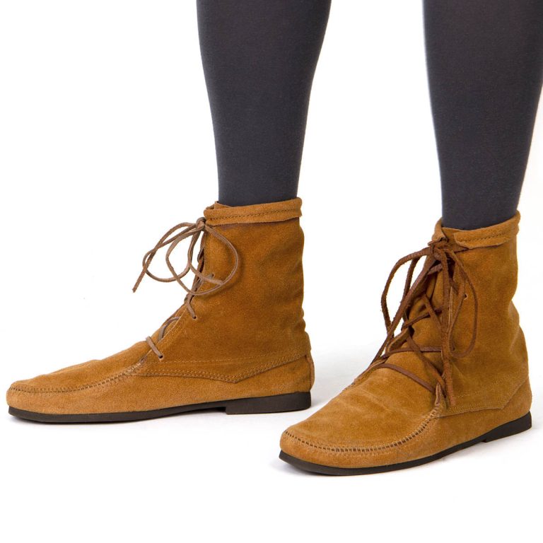 Low Suede Boots Plain Design