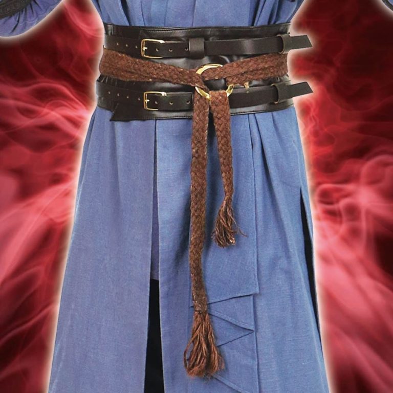 Leather and Hemp Utility Belts