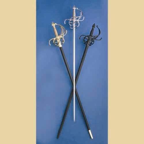 Nickel Silver Basket-Hilt Rapier