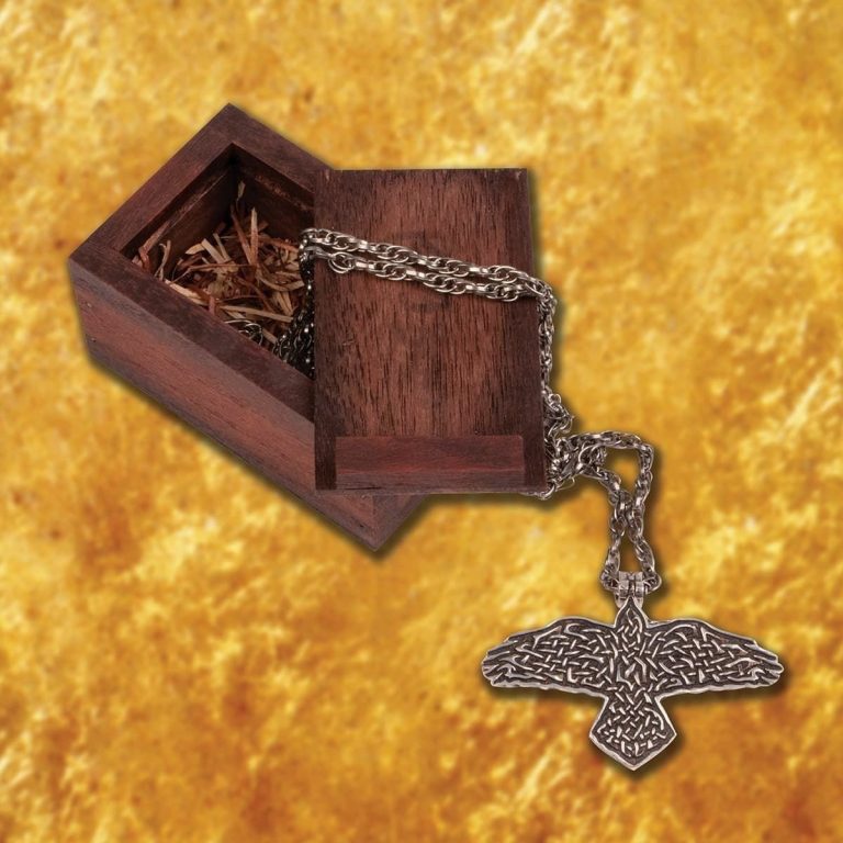 Pewter Pendant of Odin's Raven
