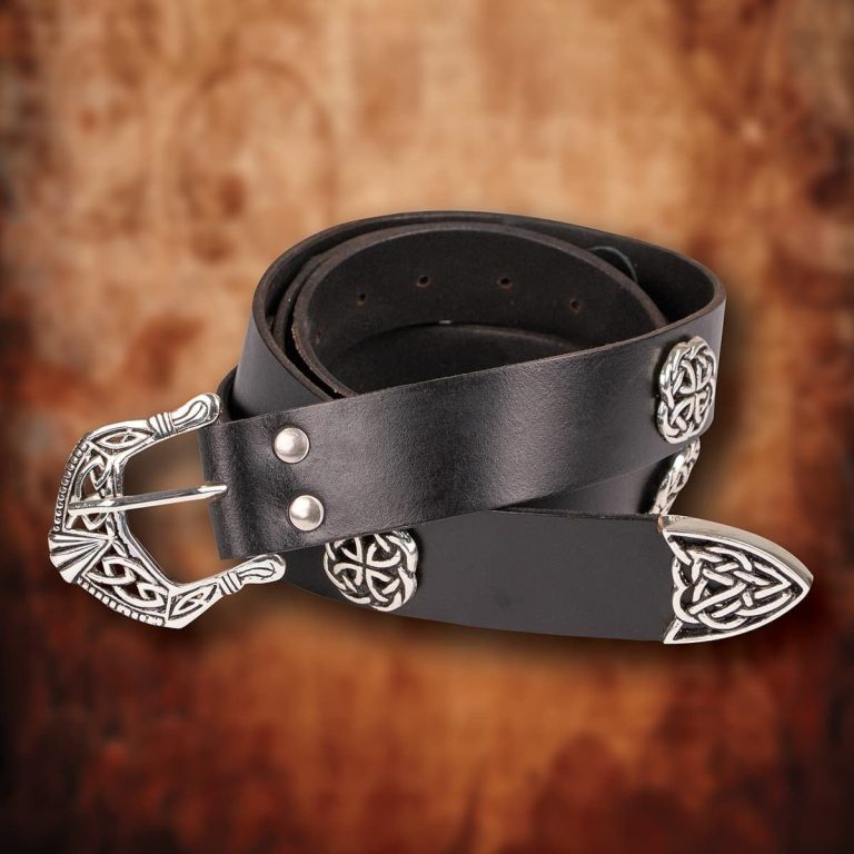 Long Leather Belt for Armor Attachment