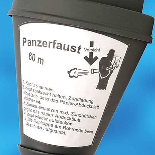 Inert 60mm Panzerfaust Rocket Reproduction