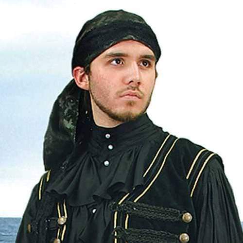 Pirate-Style Black Headband
