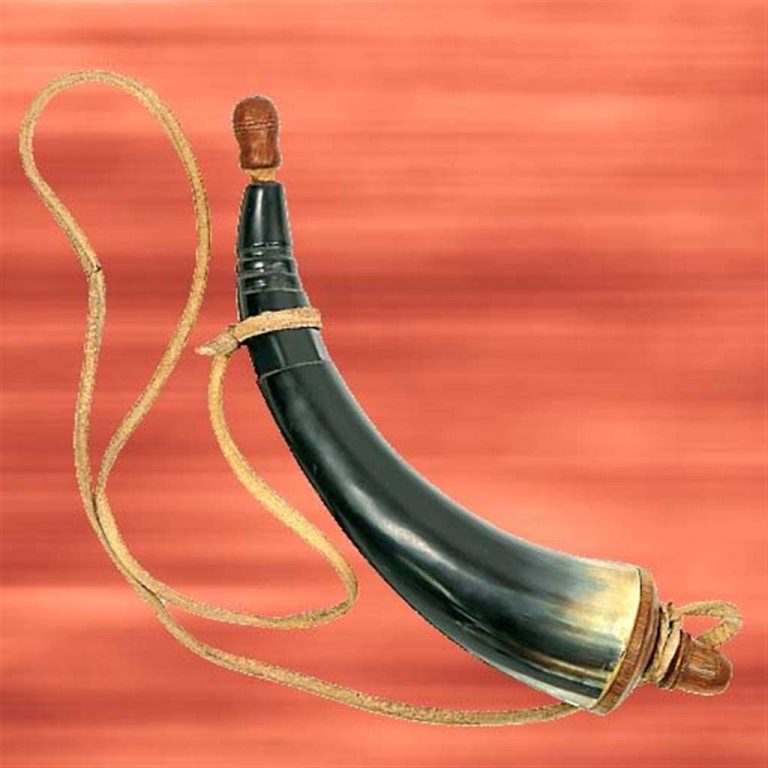 Powder Horn for Black Powder Firearms