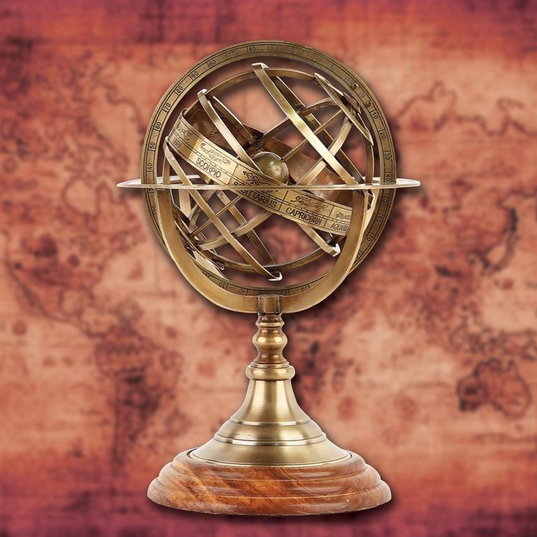 Brass Armillary Sphere from the Renaissance