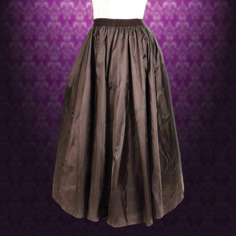 Reversible Black Skirt for Parlor Use