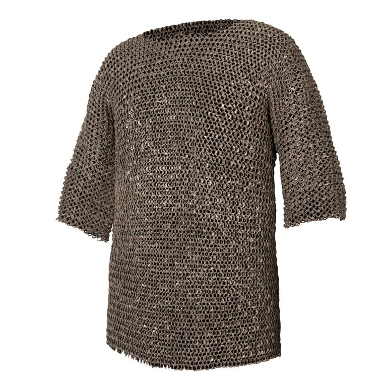 Riveted Aluminum Battle Worn Mail Shirt