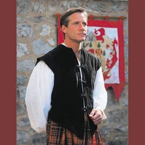 Roughout Leather Body Armor Vest