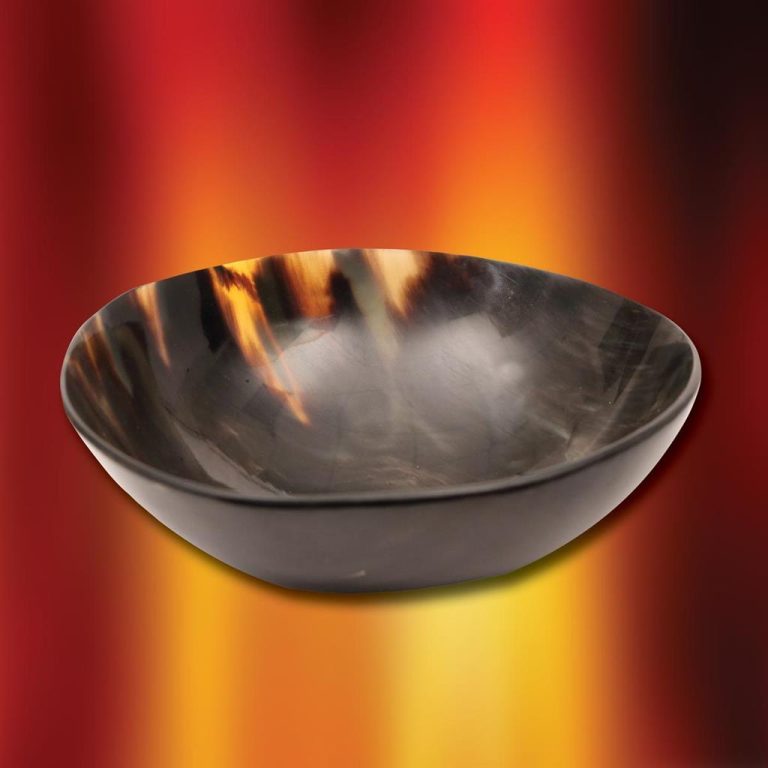 Large Round Horn Bowl