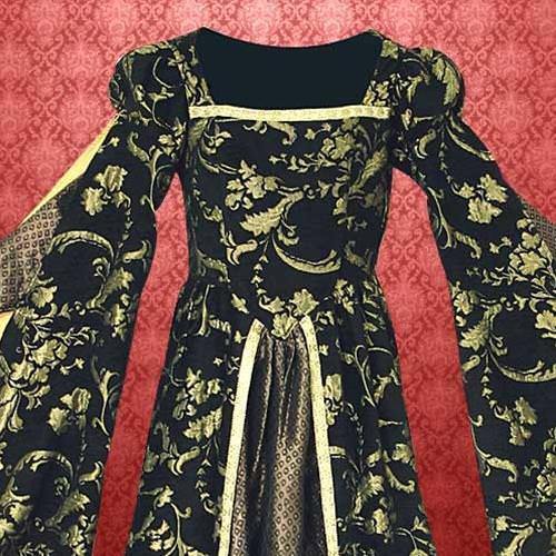 Regal Medieval Ball Gown