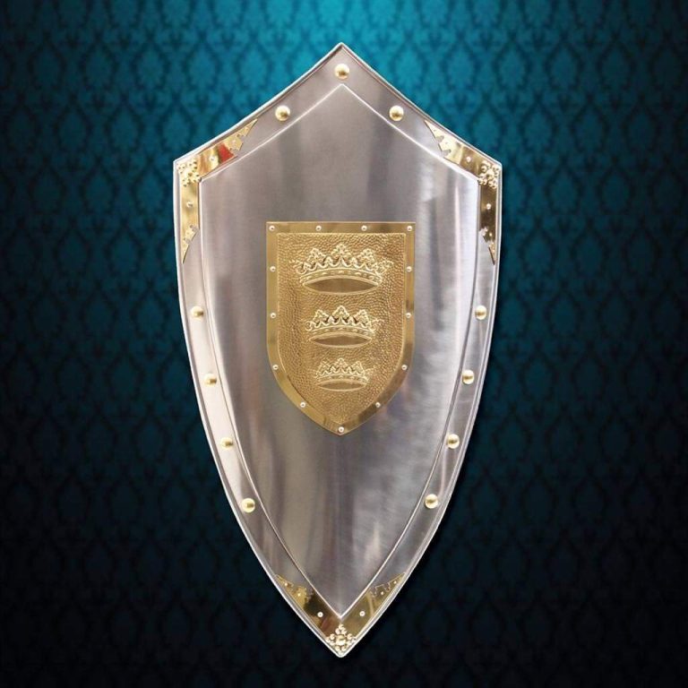 Crowned Shield of Heraldic Design