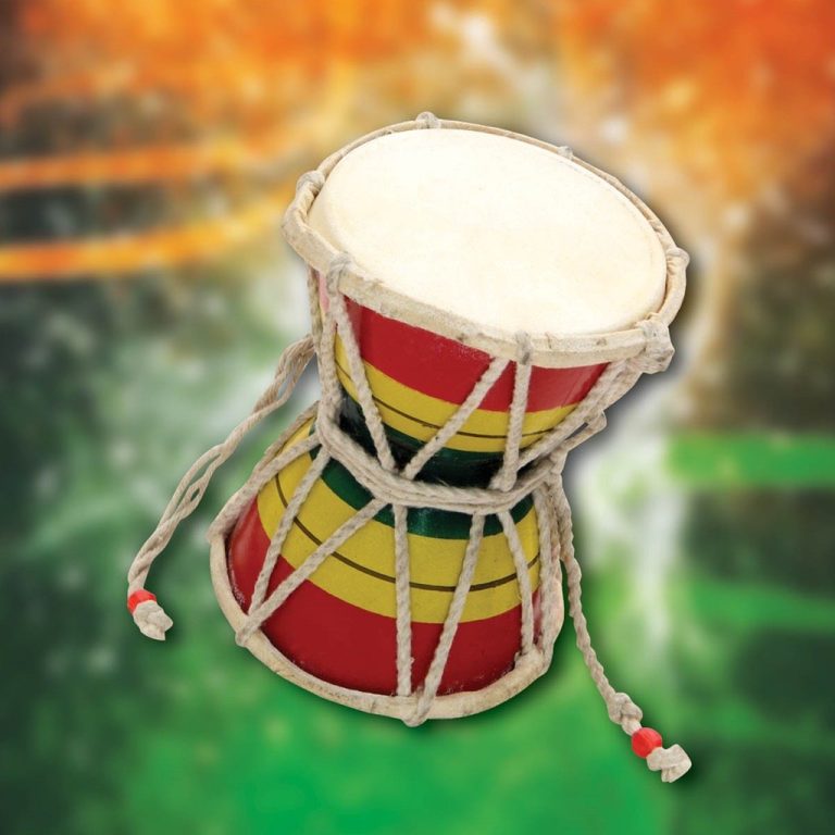 Shiva's Trident with Drum Replica