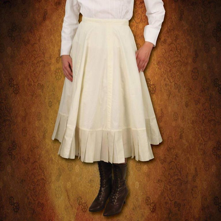 Short Pleated Skirt for Historical Wear