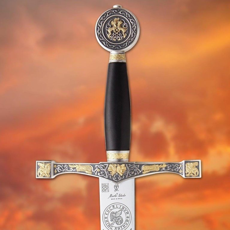 Silver and Gold Excalibur Sword