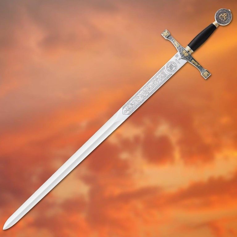 Silver and Gold Excalibur Sword