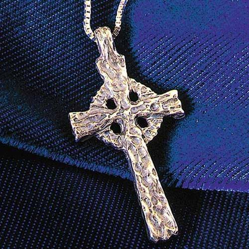 Celtic Silver Cross Pendant