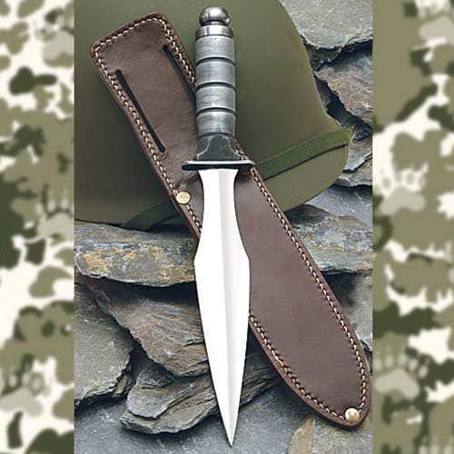 WWII GI Fighting Knife with Spear Point