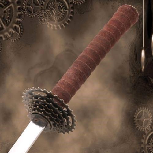 Steampunk Airship Captain Katana