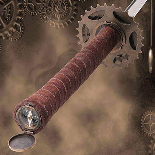 Steampunk Airship Captain Katana