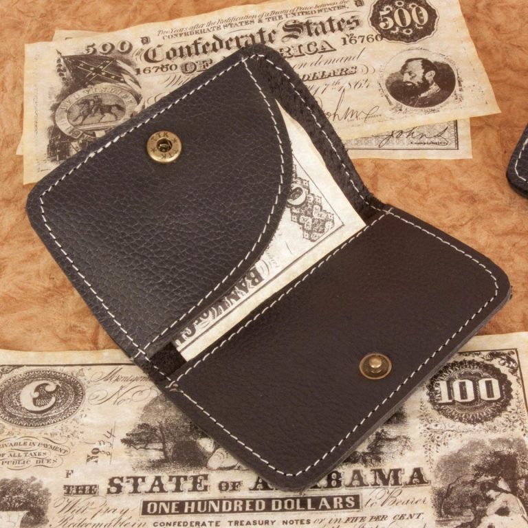 Steampunk Style Leather Wallet