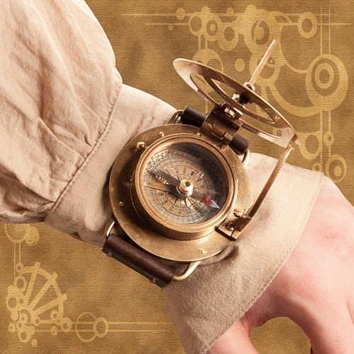 Steampunk Wrist Navigation Device