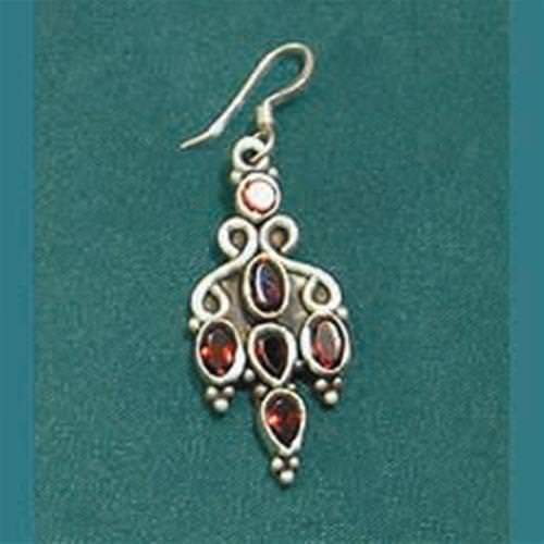 Renaissance Style Sterling Silver Earrings