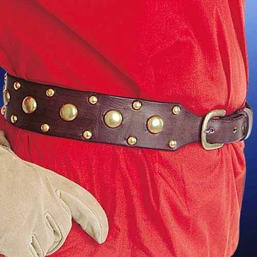 Studded Leather Waist Belt