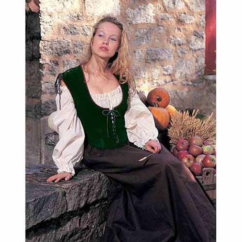 Suede Leather Armor Bodice