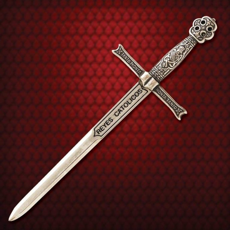 Catholic Kings Sword Letter Opener