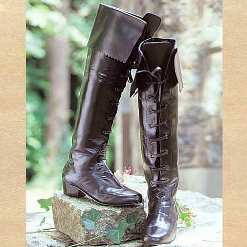 Renaissance Style Tall Ladies Boots