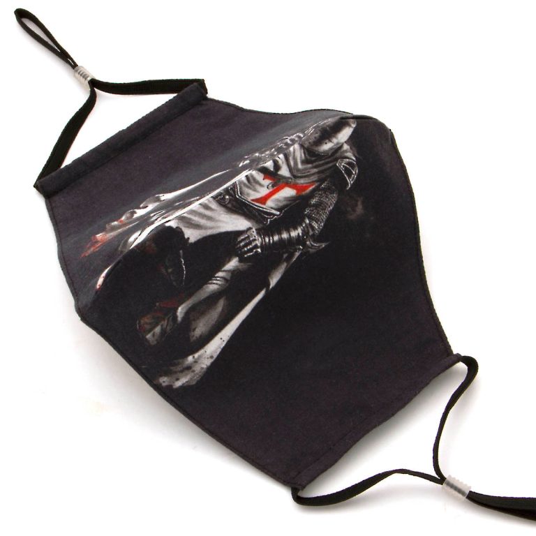 Triple Layered Templar Knight Face Mask