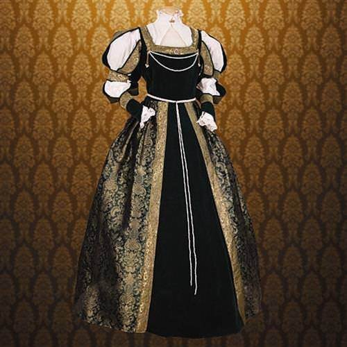 Historical Consort Gown for Reenactments