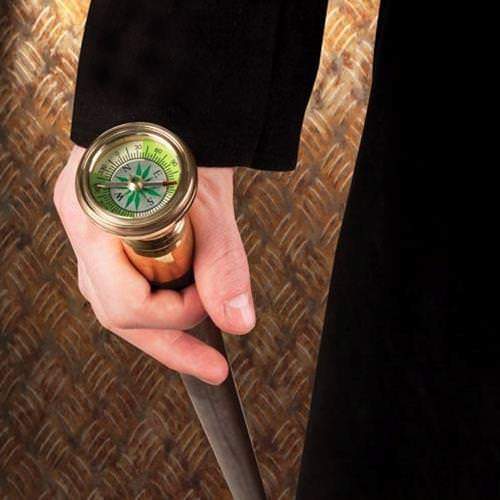 Walking Stick with Built-in Compass