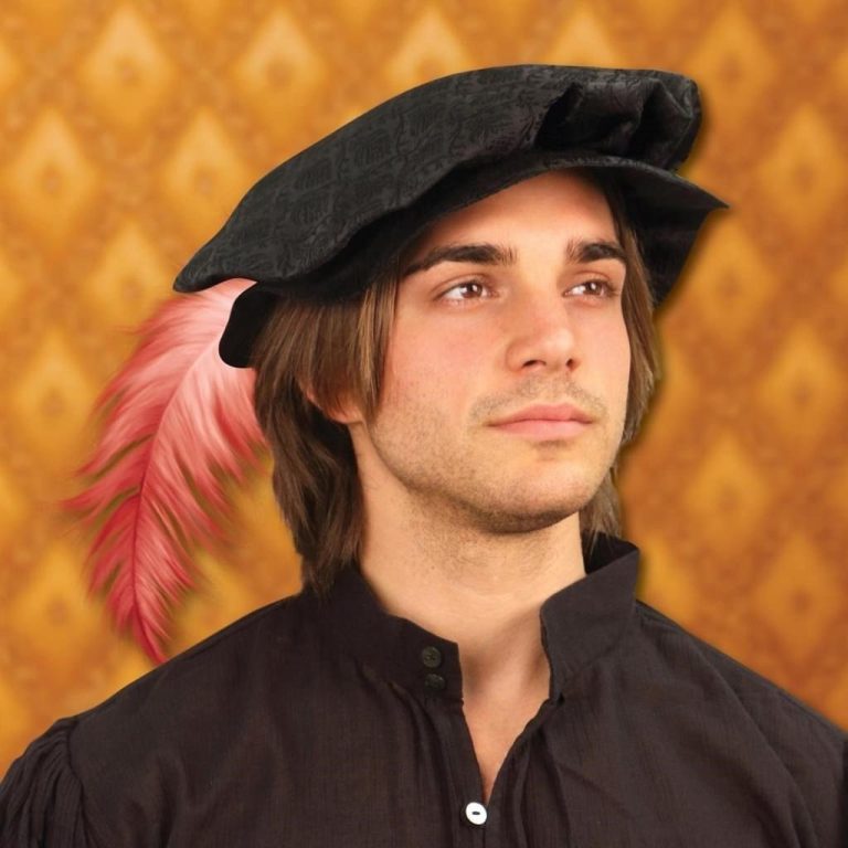Tudor Renaissance Style Flat Cap
