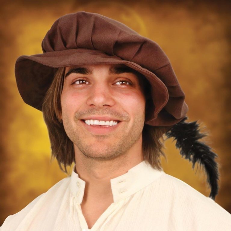 Tudor Renaissance Style Flat Cap
