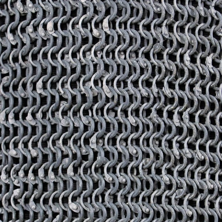 Riveted Aluminum and Silicone Theatrical Mail Coif