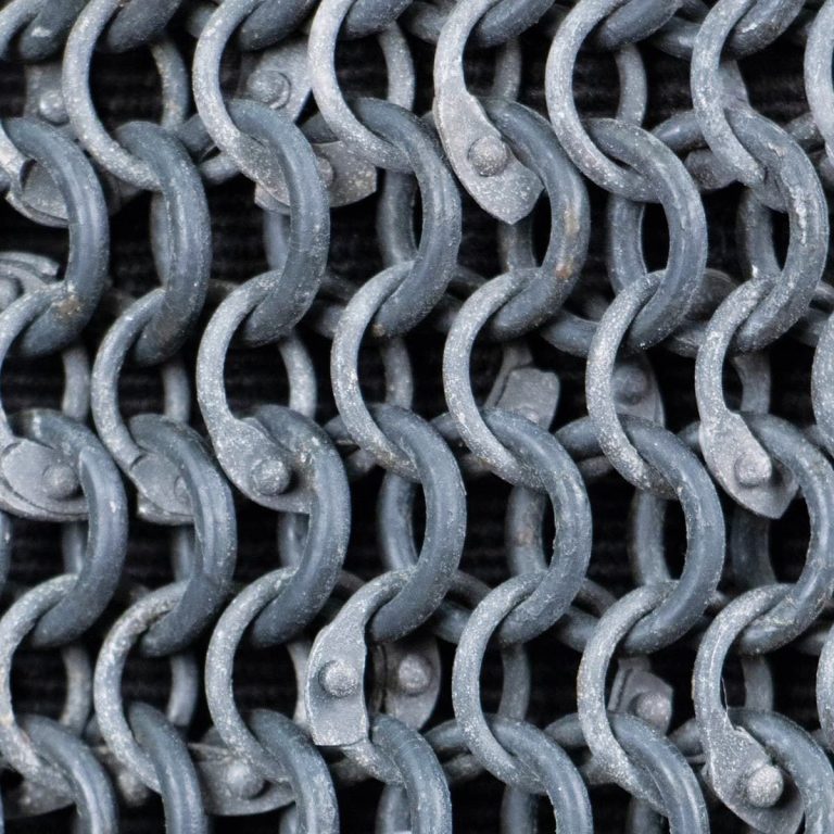 Riveted Aluminum and Silicone Theatrical Mail Coif