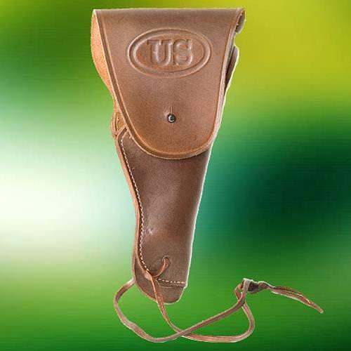 Brown Holster for Beretta 92, Glock, Gold Cup