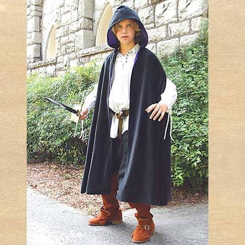 Children's Velvet Long Cape