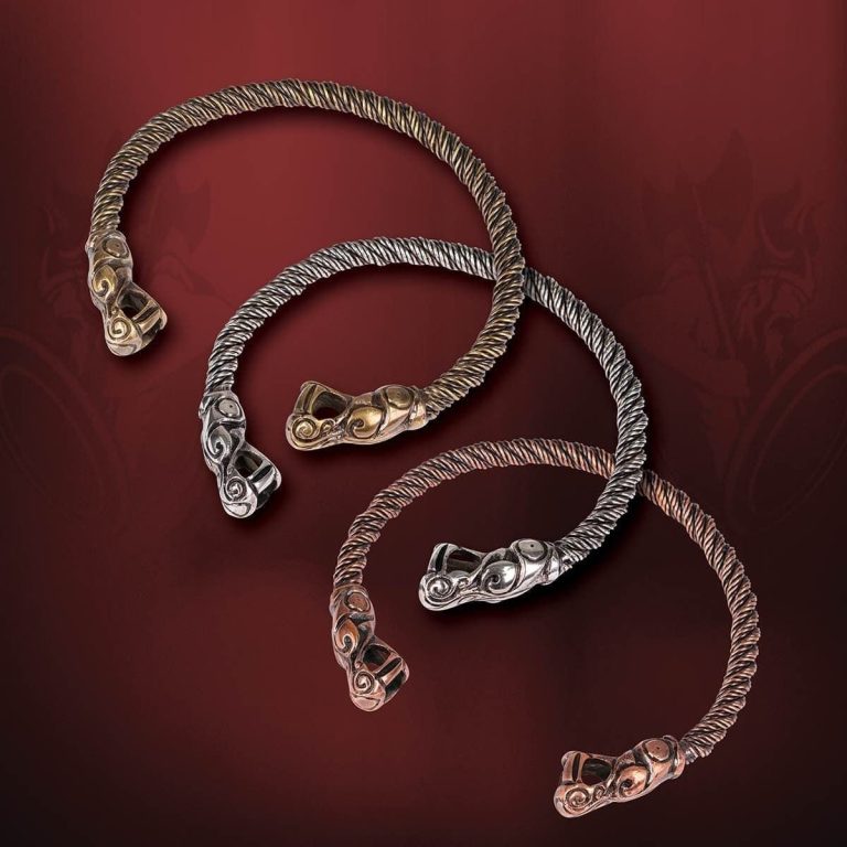Viking Dragon Torque Neck Ring