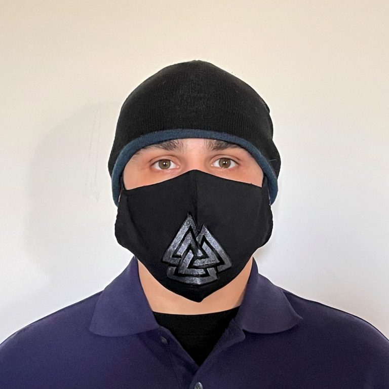 Viking Valknut Steel Face Mask