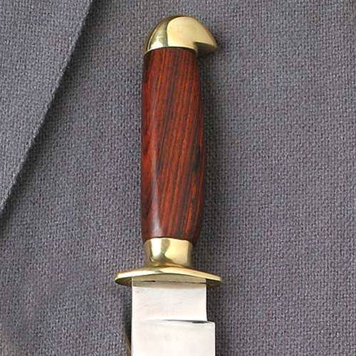 Rosewood Bowie Knife