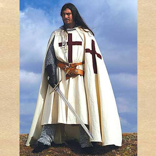 Cotton Crusader Tunic in White