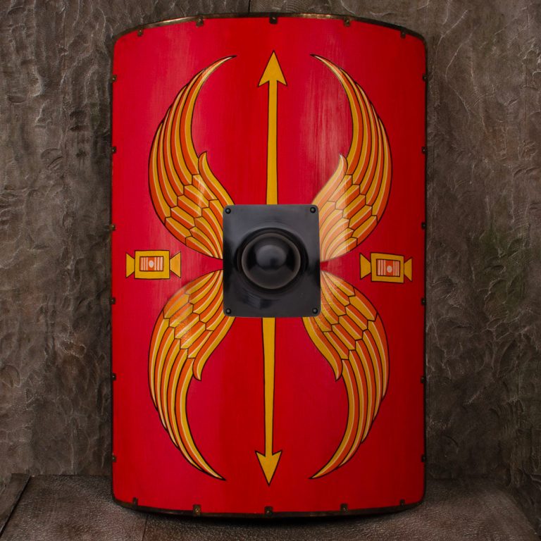 Roman Scutum with Rectangular Boss