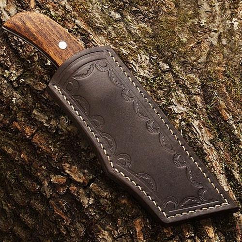 Skinner Knife with Leather Handle