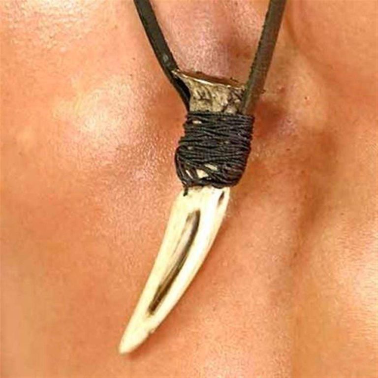 Wolf Tooth Pendant Necklace