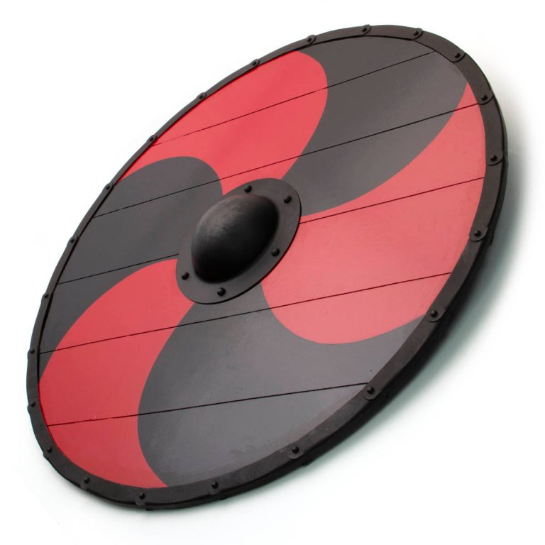 Viking Spiral Wooden Shield